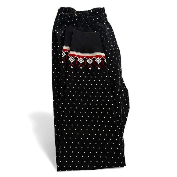 Hanna Andersson Holiday Black
Fairisle Long Sleeve Pull On Matching Pajama Set M - Picture 6 of 8